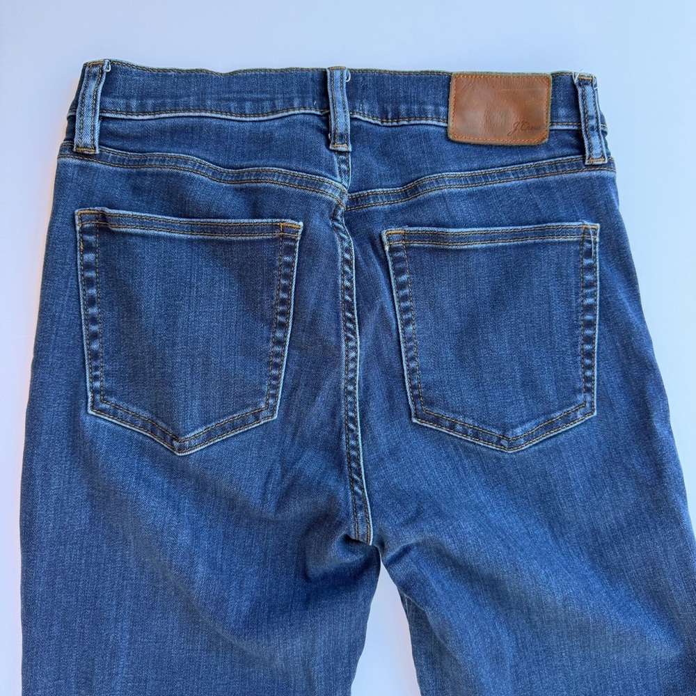 Woman’s J. Crew Denim Jeans High Rise Toothpick Size 27​ - Picture 5 of 9